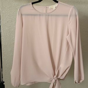 Michael Kors side tie blouse